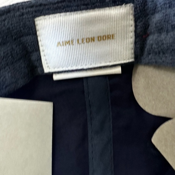 NEW AIME LEON DORE unisphere nylon 5 panel hat cap red navy - Picture 8 of 10